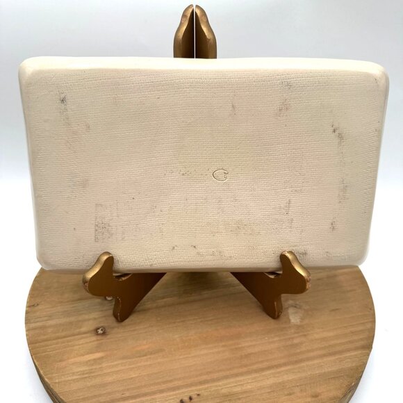 CSF Ceramics Small Tray: Lavender Tan black trinket key dresser table home decor - Picture 7 of 8